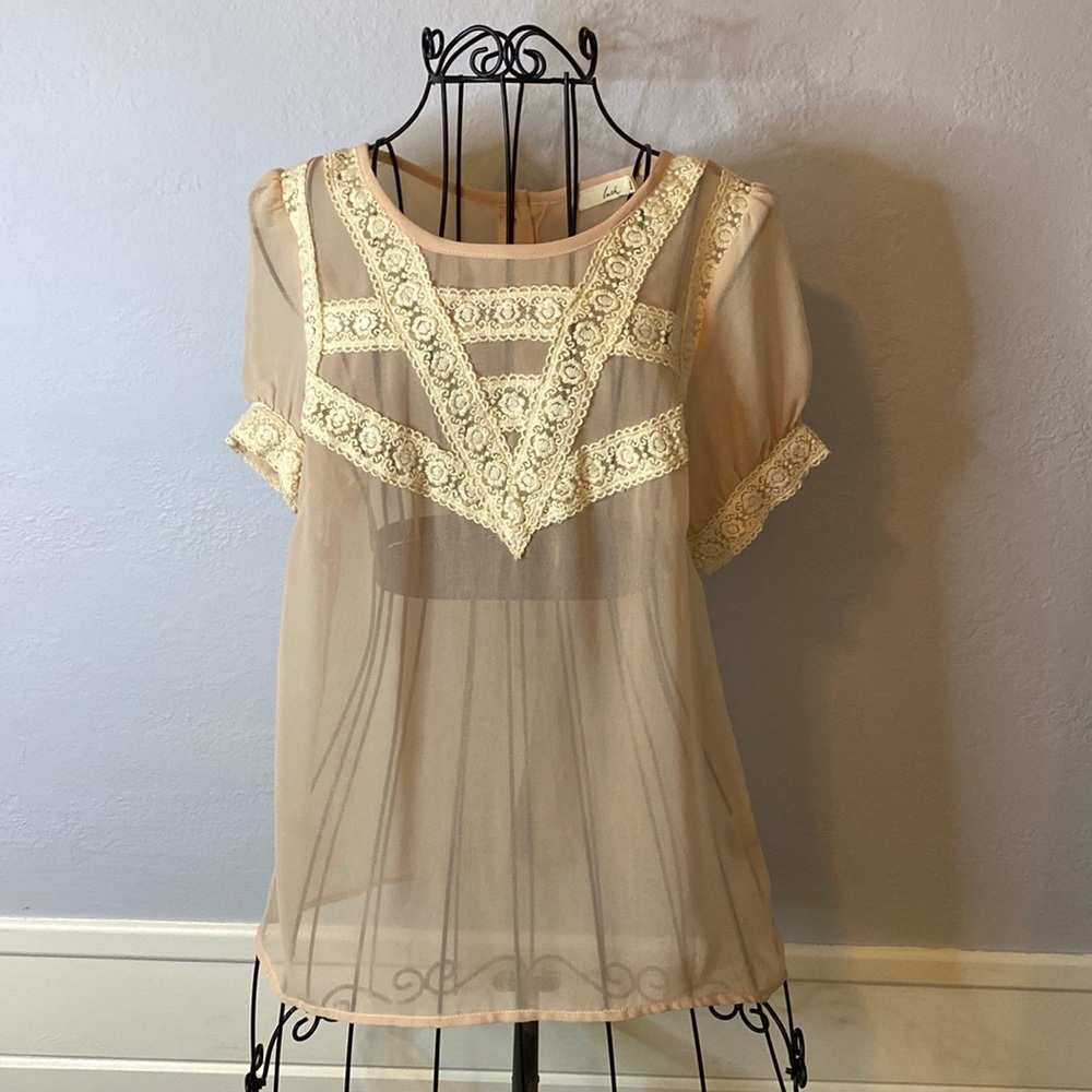 Lush Sheer blouse